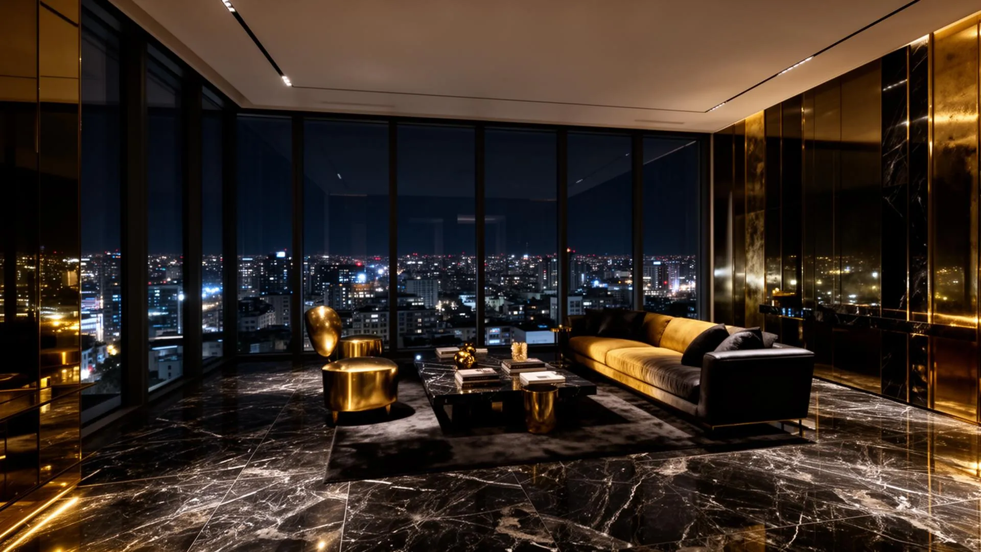 Luxury penthouse interior